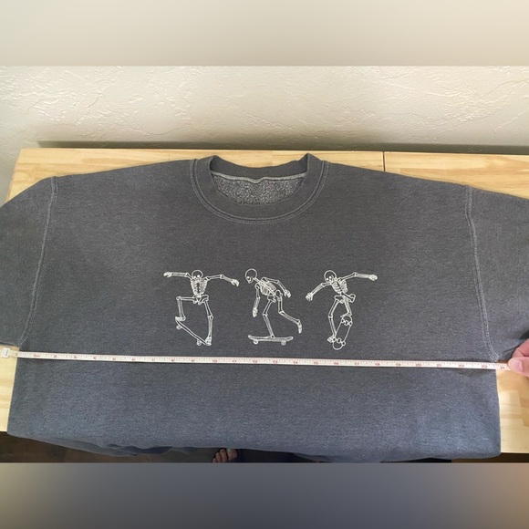 Skateboarding Skeletons Crewneck Sweatshirt - Picture 8 of 9